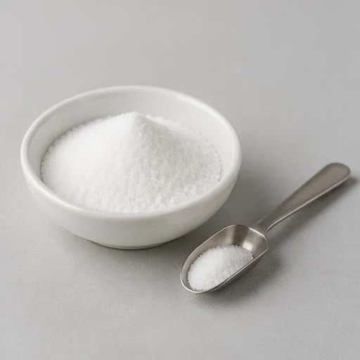 Illustration of vitamin B1 powder in a dish